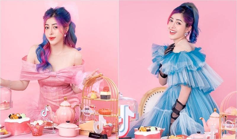 Chiêm ngưỡng vẻ đẹp của top 10 hotgirl tiktok nổi tiếng hiện nay 2 Linh Barbie